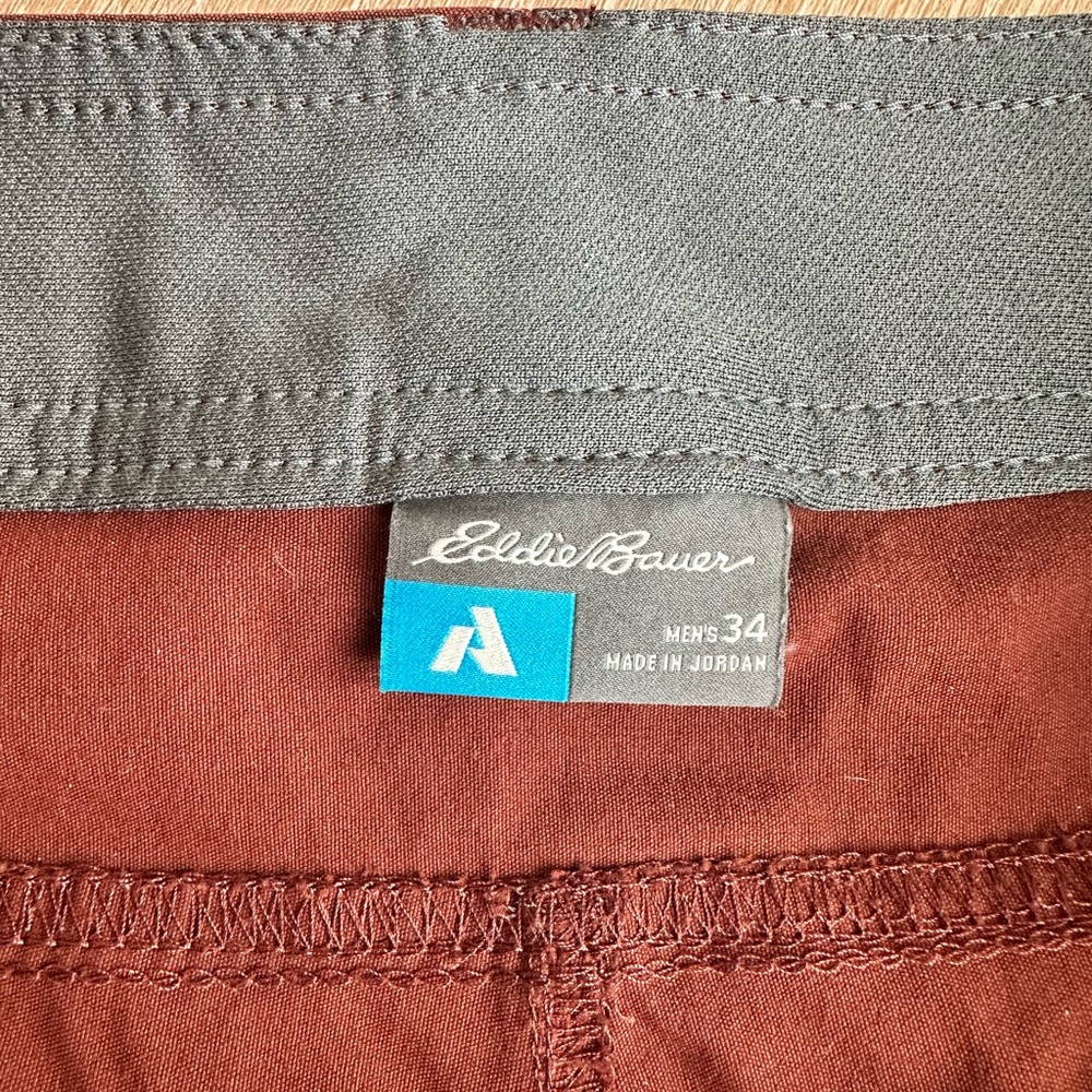 Eddie Bauer First Ascent Guide Pro Shorts – Men’s Size 34 Rust - Picture 2 of 5